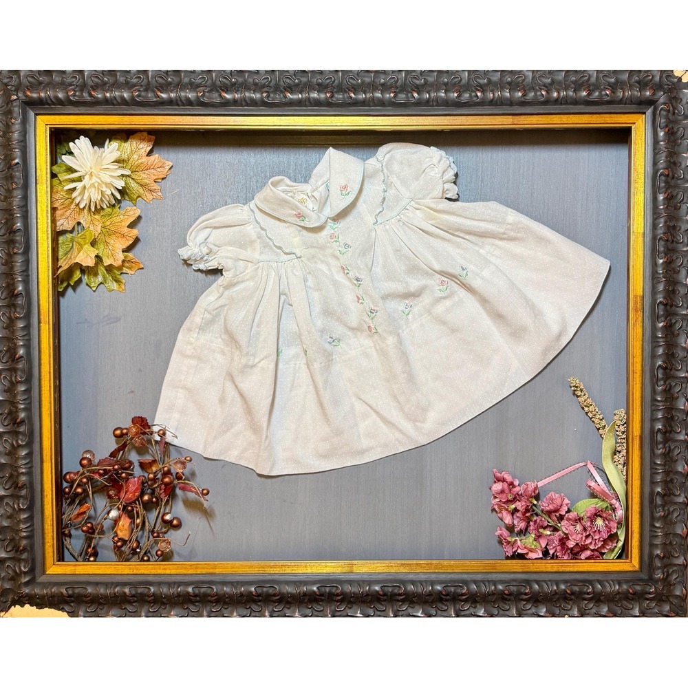 Vintage White Baby Dress | Baby Togs Creation | 3–6M